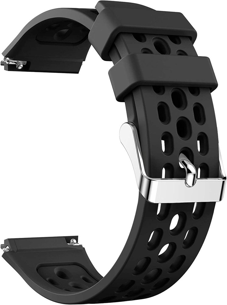 Strap-it® Strap-it Huawei Watch GT 2e silicone air band (zwart)