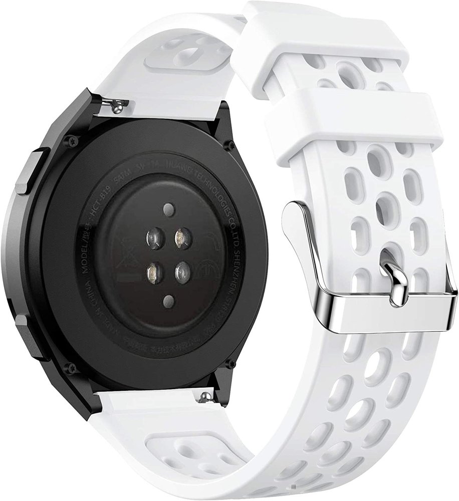 Strap-it® Strap-it Huawei Watch GT 2e silicone air band (wit)