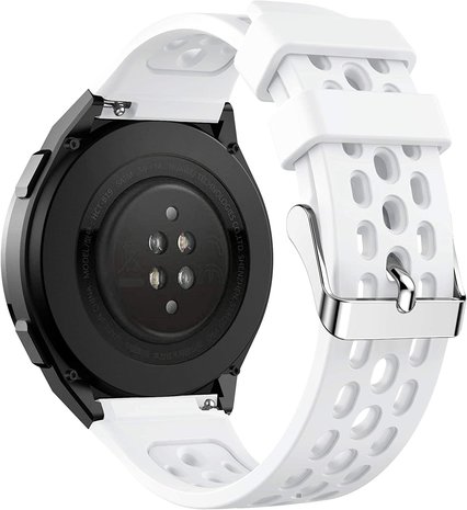 Strap-it® Strap-it Huawei Watch GT 2e silicone air band (wit)