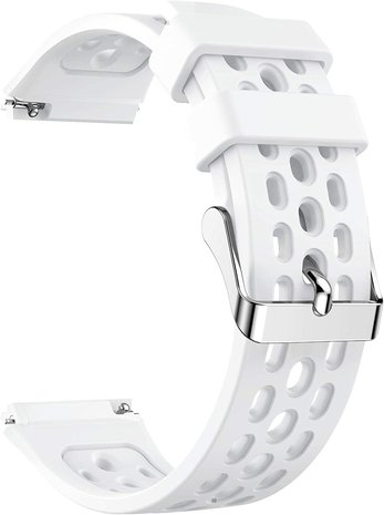 Strap-it® Strap-it Huawei Watch GT 2e silicone air band (wit)