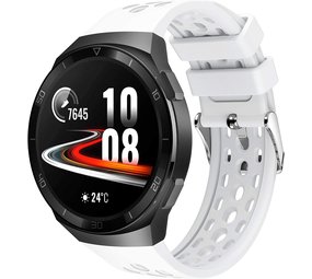 Strap-it® Huawei Watch GT 2e silicone air band (wit)