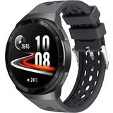 Strap-it® Huawei Watch GT 2e silicone air band (donkergrijs)