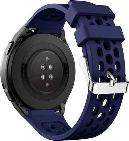 Strap-it® Strap-it Huawei Watch GT 2e silicone air band (donkerblauw)