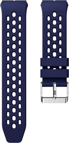 Strap-it® Strap-it Huawei Watch GT 2e silicone air band (donkerblauw)