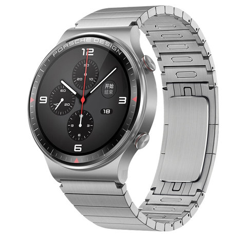 Strap-it® Strap-it Huawei Watch GT 2e metalen bandje (zilver)