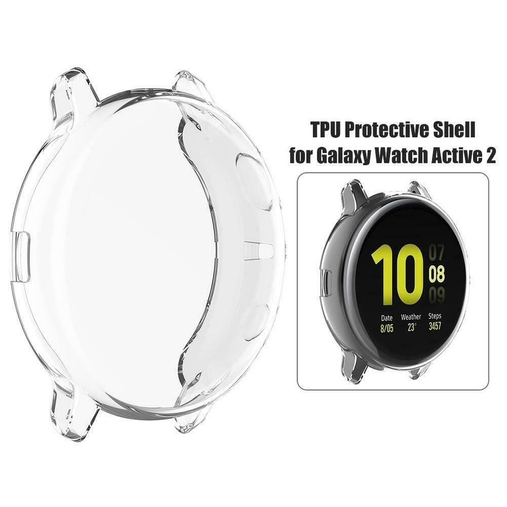 Samsung Galaxy Watch Active 2 44mm TPU Bumper case transparant Smartwatchbanden