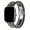 Strap-it® Strap-it Xiaomi Amazfit GTS 2 keramiek stalen band (zwart/goud) Strap-it® Strap-it Xiaomi Amazfit GTS 2 keramiek stalen band (zwart/goud)