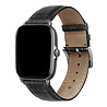 Strap-it® Strap-it Xiaomi Amazfit GTS 2 leather crocodile grain band (zwart) Strap-it® Strap-it Xiaomi Amazfit GTS 2 leather crocodile grain band (zwart)