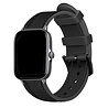 Strap-it® Strap-it Amazfit GTS 3 nylon hybrid bandje (zwart) Strap-it® Strap-it Amazfit GTS 3 nylon hybrid bandje (zwart)