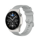 Strap-it® Huawei Watch GT 3 Pro 46mm Luxe Siliconen bandje (grijs)