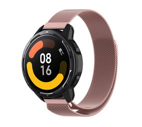 Strap-it® Xiaomi Watch S1 Milanese band (roze)
