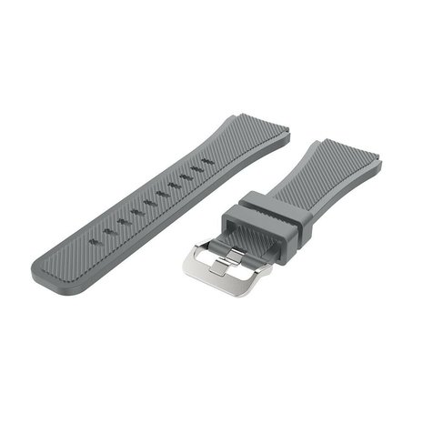 Strap-it® Strap-it Polar Ignite twill siliconen band (grijs)