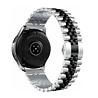 Strap-it® Strap-it Xiaomi Amazfit GTS Jubilee stalen band (zilver/zwart) Strap-it® Strap-it Xiaomi Amazfit GTS Jubilee stalen band (zilver/zwart)