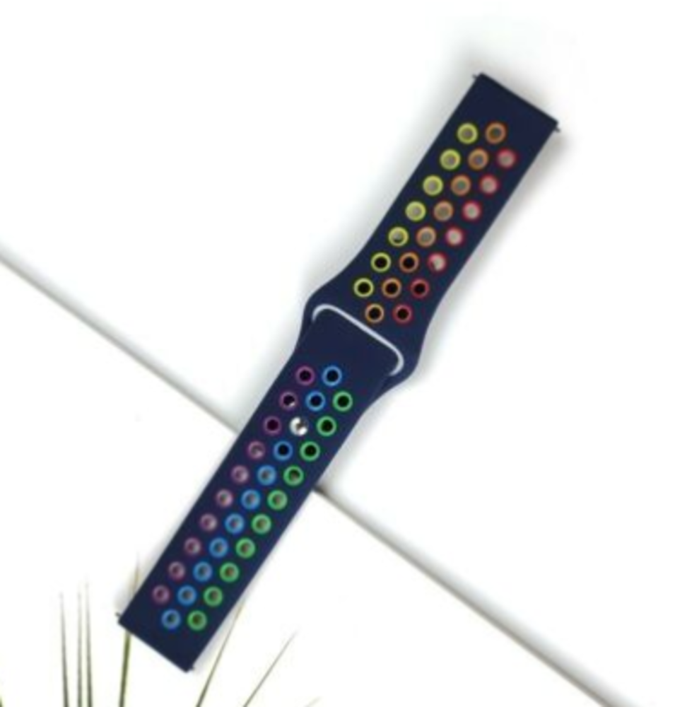 Strap-it® Strap-it Polar Ignite sport band (donkerblauw/kleurrijk)