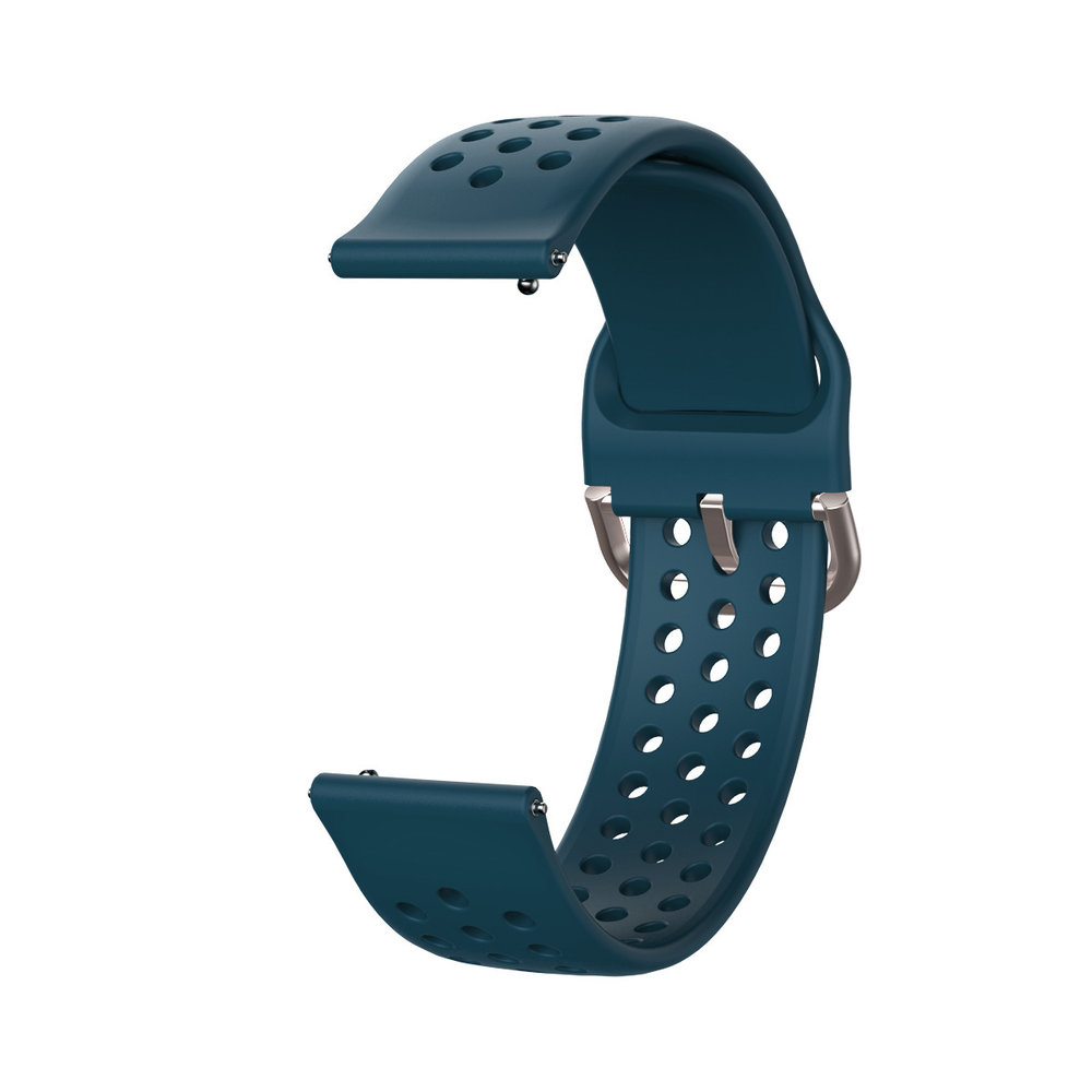 Strap-it® Strap-it Polar Ignite siliconen bandje met gaatjes (rock green)