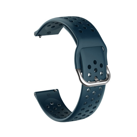 Strap-it® Strap-it Polar Unite siliconen bandje met gaatjes (rock green)
