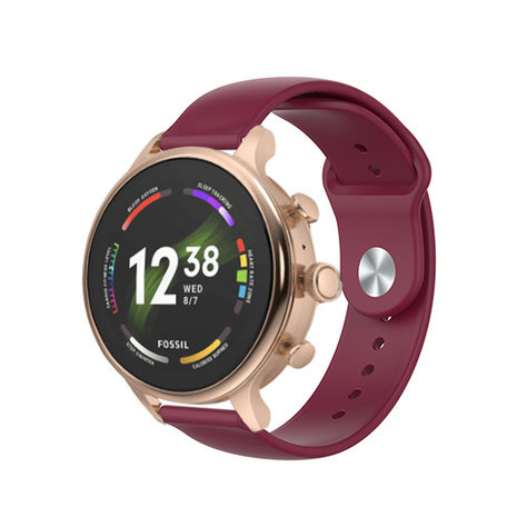 Strap-it® Strap-it Fossil Gen 6 (42mm) sport band bordeaux