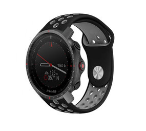 Strap-it® Polar Grit X Pro sport band (zwart/grijs)