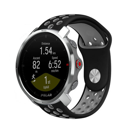 Strap-it® Strap-it Polar Grit X sport band (zwart/grijs)