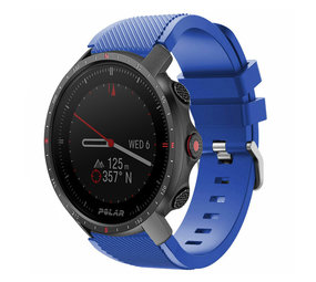 Strap-it® Polar Grit X Pro twill siliconen band (blauw)