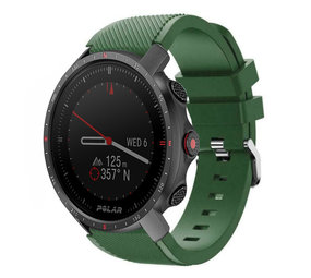 Strap-it® Polar Grit X Pro twill siliconen band (legergroen)