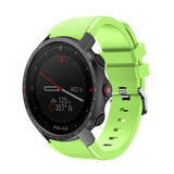 Strap-it® Polar Grit X Pro twill siliconen band (lichtgroen)
