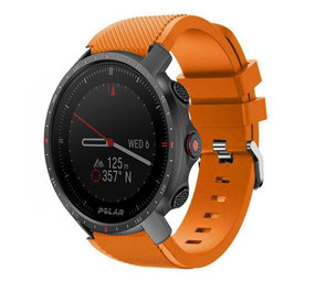 Strap-it® Polar Grit X Pro twill siliconen band (oranje)