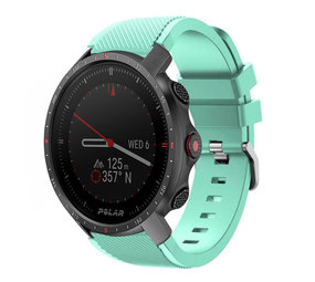 Strap-it® Polar Grit X Pro twill siliconen band (aqua)