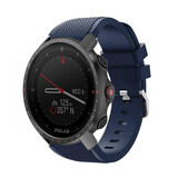 Strap-it® Polar Grit X Pro twill siliconen band (donkerblauw)