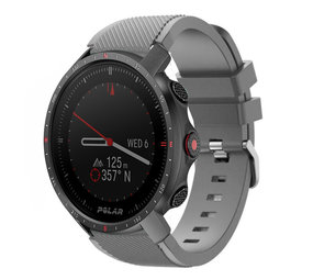 Strap-it® Polar Grit X Pro twill siliconen band (grijs)