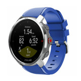 Strap-it® Polar Grit X twill siliconen band (blauw)