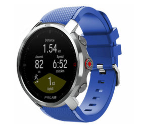 Strap-it® Polar Grit X twill siliconen band (blauw)