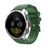 Strap-it® Polar Grit X twill siliconen band (legergroen)