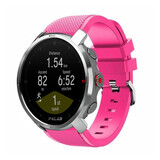 Strap-it® Polar Grit X twill siliconen band (knalroze)