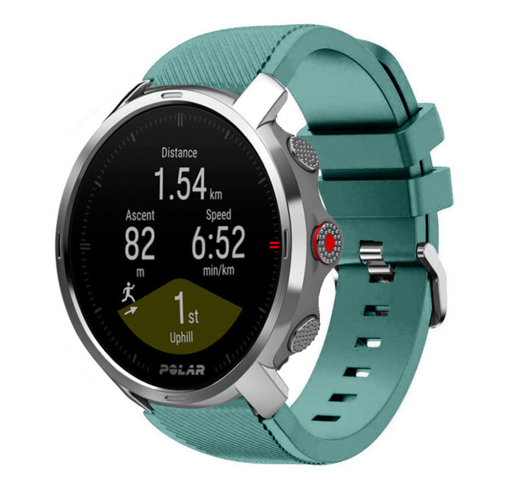 Strap-it® Strap-it Polar Grit X twill siliconen band (dennengroen)