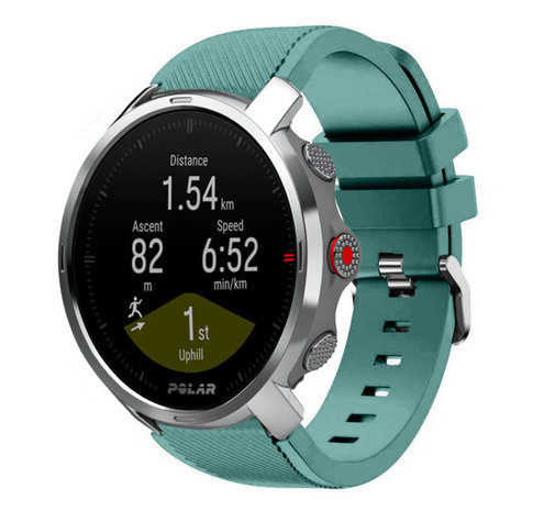 Strap-it® Strap-it Polar Grit X twill siliconen band (dennengroen)