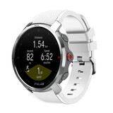 Strap-it® Polar Grit X twill siliconen band (wit)