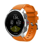 Strap-it® Polar Grit X twill siliconen band (oranje)