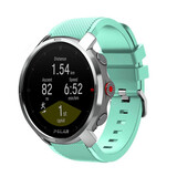 Strap-it® Polar Grit X twill siliconen band (aqua)