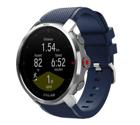 Strap-it® Polar Grit X twill siliconen band (donkerblauw)