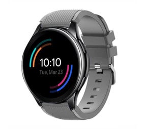 Strap-it® OnePlus Watch siliconen bandje (grijs)