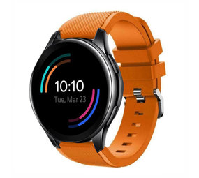 Strap-it® OnePlus Watch siliconen band (oranje)