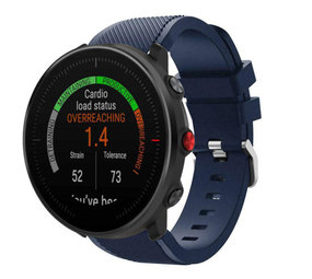 Strap-it® Polar Vantage M twill siliconen band (donkerblauw)