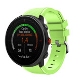 Strap-it® Polar Vantage M twill siliconen band (lichtgroen)
