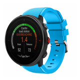 Strap-it® Polar Vantage M twill siliconen band (lichtblauw)