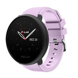 Strap-it® Polar Ignite 2 twill siliconen band (lila)