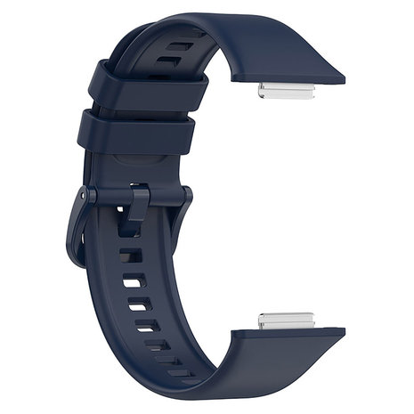 Strap-it® Strap-it Huawei Watch Fit 2 siliconen bandje (donkerblauw)