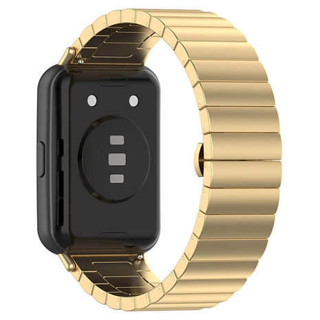 Strap-it® Strap-it Huawei Watch Fit 2 metalen bandje (goud)