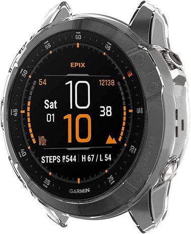 Strap-it® Strap-it Garmin Epix Gen 2 TPU case (transparant)