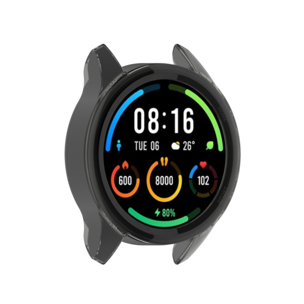 Strap-it® Strap-it Xiaomi Mi Watch TPU case (zwart)